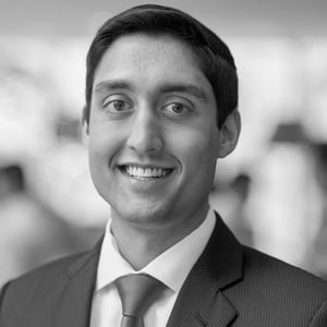 Devin Banerjee - headshot b+w