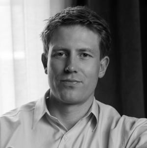 James Cadwallader - headshot b+w